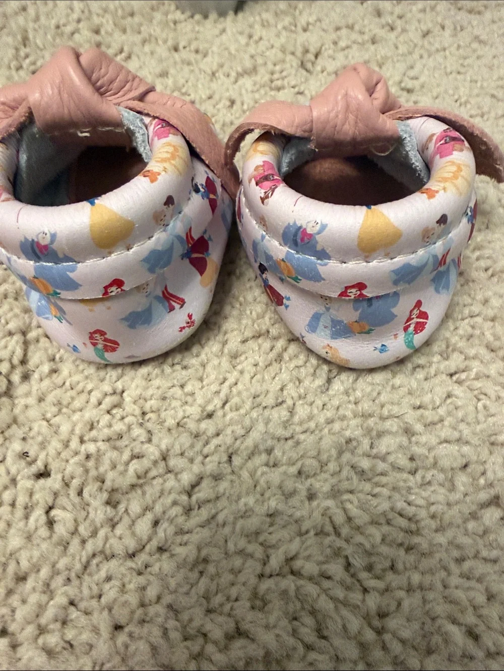 Girls' Disney Princess Print Bow Mary Jane Kids Shoes